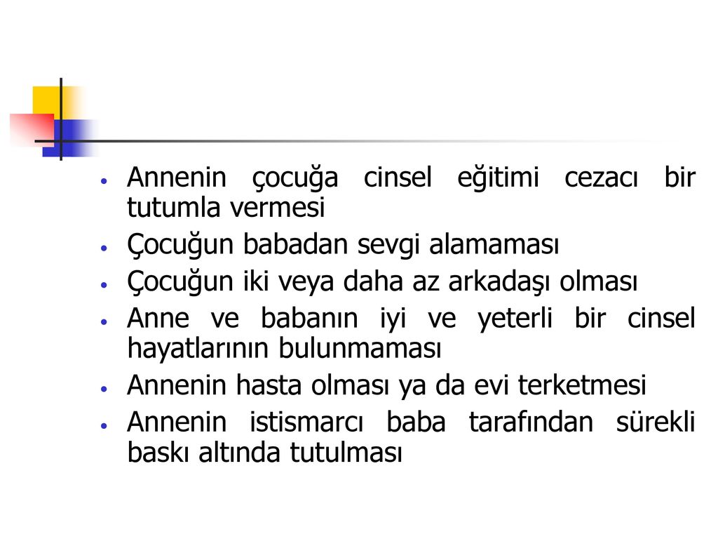 ÇOCUKLUK ÇAĞI CİNSEL İSTİSMAR OLGULARI VE ADLİ PSİKİYATRİ ppt indir